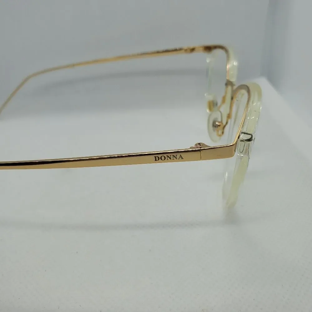 Donna Gold & Clear Glasses